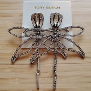Tory Burch Embellished Articulated Dragonfly Earrings